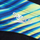 Rroba banjo për burra Speedo Allover Digital Brief, 7cm, Endurance+, blu me të zezë