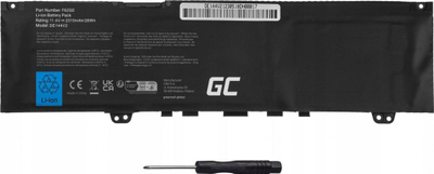Bateri laptopi Green Cell F62G0, 11.4V 2310mAh, për Dell Inspiron 13, e zezë
