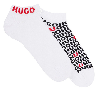 Set çorapesh për meshkuj HUGO BOSS mHB1328, 2 palë, të bardha