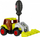 Set lodrash Mega Creative AGRICULTURAL MACHINE, 4 pjesë, me kaçavidë, jeshile e zezë