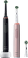 Furça dhëmbësh elektrike Oral-B Pro 3 3900 Duo Gift Edition, set 2 copë, rozë dhe e zezë