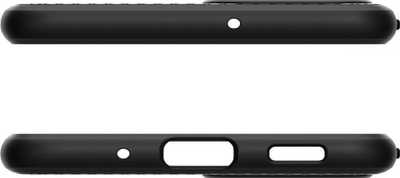 Maskë telefoni Spigen Liquid Air për Samsung Galaxy M53 5G, TPU fleksibël, antirrëshqitëse, e zezë