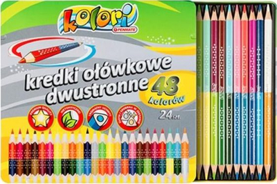 Set lapsa ngjyrues Penmate Premium Kolori, 24 copa, 48 ngjyra, shumëngjyrëshe