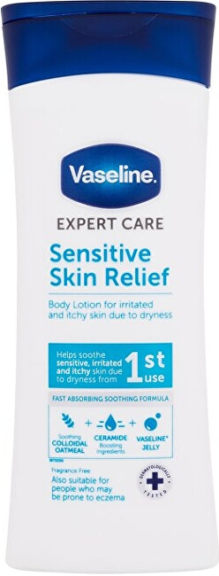 Losion për trup Vaseline Expert Care Sensitive Skin Relief, 400 ml