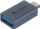 Adaptues USB në USB C IZOXIS, USB 3.0, OTG, gri metalik