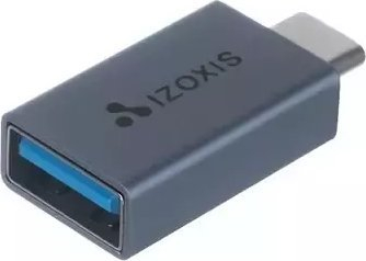 Adaptues USB në USB C IZOXIS, USB 3.0, OTG, gri metalik
