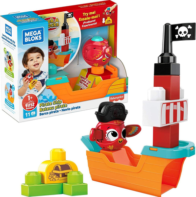 Set Mega Bloks Peek A Blocks Pirate Ship (GRV34)