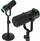 Mikrofon dinamik Mozos GM-ONE-BK, USB C dhe XLR, RGB LED, i zi