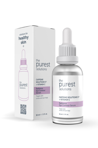 Serum për konturin e syve Radiance -The Purest Solutions Solucion kafeine 5% + vitaminë C, 30 ml