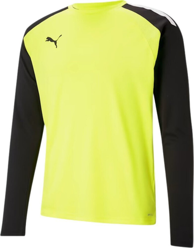 Bluzë portieri Puma teamPACER GK LS, meshkuj, DryCell, e verdhë neon me të zezë