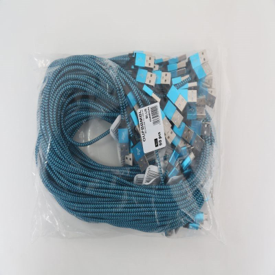 Kabllo Omega Micro USB, 2A, 1m, e kaltër (44190)