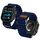 Rrip ore Tech-Protect Nylon Slip për Apple Watch, 44-49mm, najlon, blu navy me portokalli