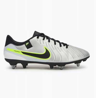 Këpucë futbolli Nike Tiempo Legend 10 Academy SG Pro AC, për meshkuj, argjendtë