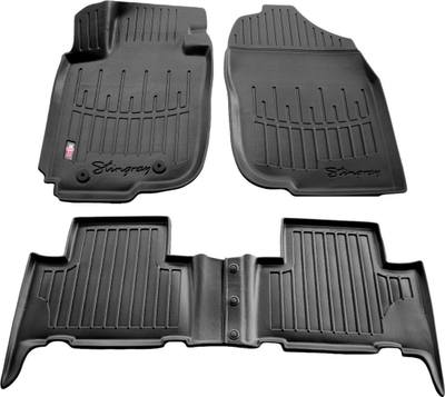 Tapete gome 3D Stingray 5022114, për Toyota RAV4 XA30W 2005-2012, të zeza