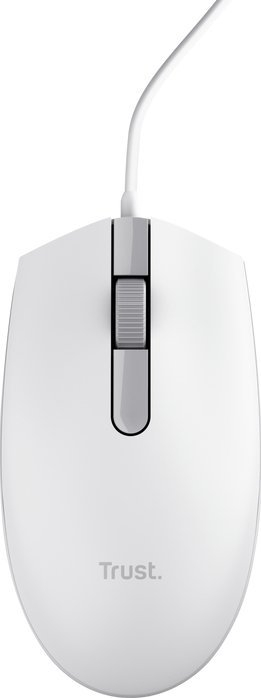 Mouse Trust TM-101W, optik 1200 DPI, USB, i bardh