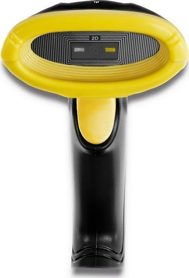 Lexues barkodesh Qoltec Wired 2D, i zi/verdhë
