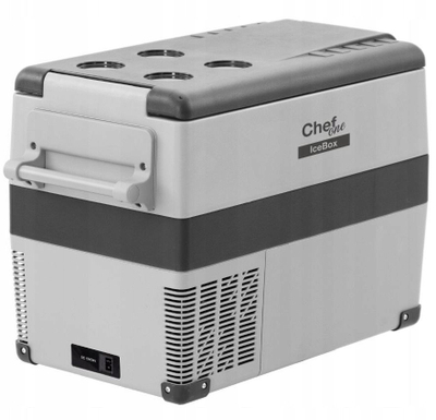 Frigorifer portativ Chefone IceBox CF45, 40L, 12V 230V, gri