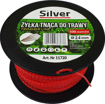 Fill trimmeri Silver, 2.4 mm, 100 m, i kuq