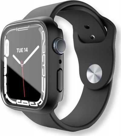 Mbrojtëse NEXT ONE Protective Case Shield, për Apple Watch 41mm, me xham të integruar, e zezë