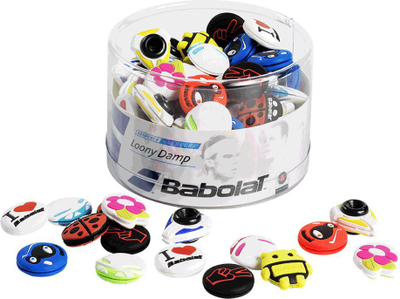 Absorbues dridhjesh tenisi Babolat Loony Damp 700035, për raketë tenisi, me ngjyra nga të gjitha llojet