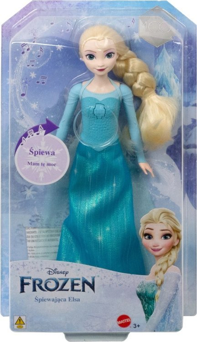 Kukull Disney Frozen Elsa Singing Mattel HMG36, muzikore, fustan i kaltër