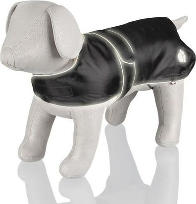 Pelerinë reflektuese për qen Trixie, L-55 cm, i zi
