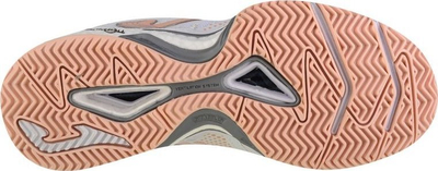 Atlete padel Joma T Slam 2207 për goca, me amortizim, për femra, të bardha me rozë