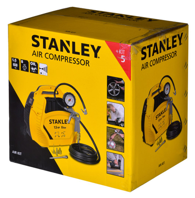 Kompresor ajri Stanley AIR KIT OL 195, 8 bar, pa depo, i verdhë