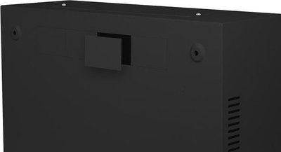 Kabinet montim në mur Lanberg WAF1 19", 4U+3U, profil i ulët, i zi