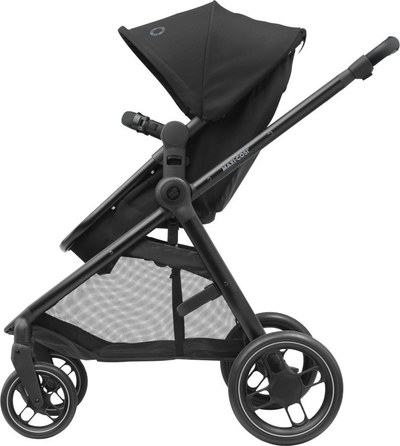 Karrucë për bebe Maxi Cosi Anna³, sedilje që rregullohet, shportë e madhe, e zezë