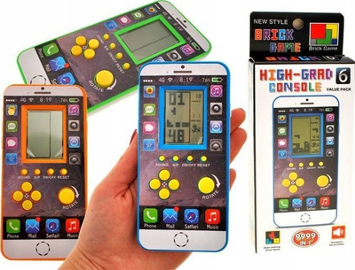 Loja elektronike Tetris GR0211, version xhepi, 14 x 6.5 cm, shumëngjyrëshe