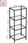 Raft metalik LEOBERT VASAGLE LGT028B61, 4 rafte, i zi