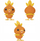 Set figura Pokémon Battle 6 Pack Jazwares, 5cm, Pawmi Squirtle Torchic Turtwig Hoothoot Appletun, shumëngjyrësh