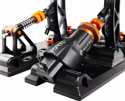 Pedale sim racing Asetek Forte, USB, PC, të zeza