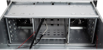 Kuti serveri rack Inter-Tech 4U 40240, format 4U, me ventilatorë, ngjyrë zezë-gri