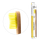 Brushë për të rritur The Humble Co., bambu, me fije mesatare, verdhë