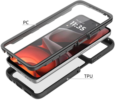 Mbrojtëse telefoni Tech-Protect Defense, për Motorola Moto G56 5G, e zezë