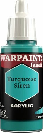 Bojë akrilike The Army Painter Warpaints Fanatic Turquoise Siren, 18ml, ngjyrë turkezi