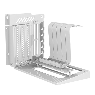 Kuti PC DarkFlash DY470 ATX Cube, 4 ventilatorë ARGB, xham i temperuar, e bardhë