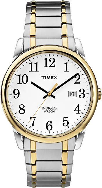 Orë dore Timex Easy Reader TW2P81400, e argjendtë/artë