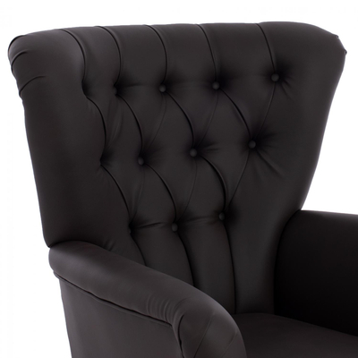 Kolltuk chesterfield PU 87×88×100 cm (HM9217.03), kaftë