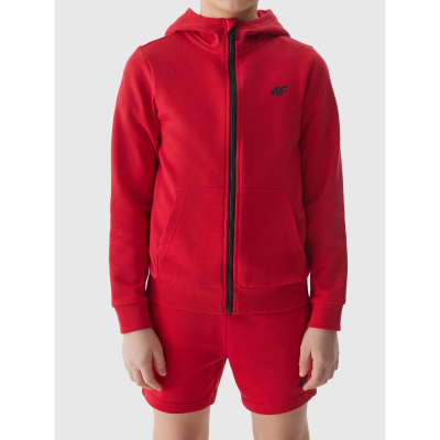 Дуксер 4F Sweatshirt, памук, црвена