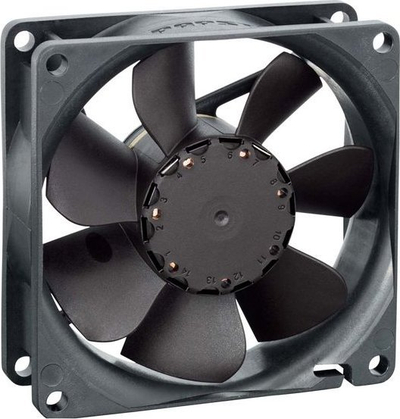 Ventilator aksial Ebm-papst 8412 NLE, 80x80x25mm, 12V DC, i zi