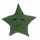 Jastëk dekorativ Home Styling Collection Star, 40 x 40 cm, formë ylli, jeshil