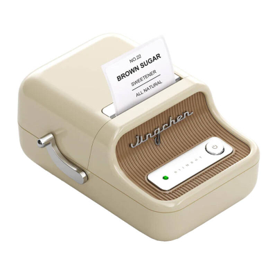 Printer etiketa Niimbot B21, portativ, Bluetooth, krem