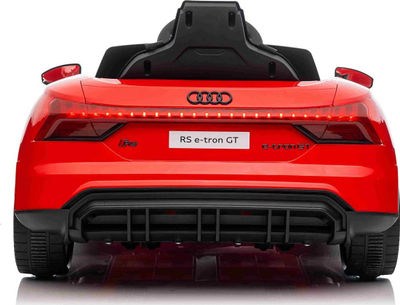 Makina elektrike për fëmijë Audi E Tron GT, telekomandë, ulëse lëkurë, e zezë