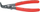 Pinca precize për segmente Knipex 49 41 A01, 3-10mm, maja të harkuara, të zeza