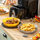 Set koshash silikoni për fritezë me ajër InnovaGoods Mollicon, x2, me furçë, shumëngjyrësh