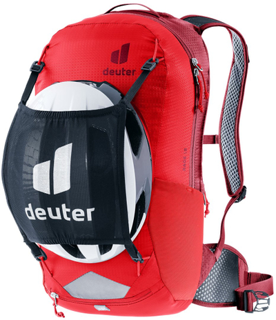 Çantë turistike Deuter Race 16, 16L, sistem ventilimi AirStripes, e kuqe cherry