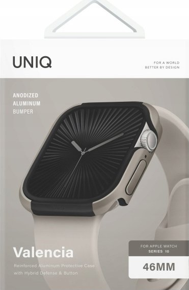 Mbrojtëse për Apple Watch Uniq Valencia, 46mm, argjend